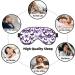Soft Sleeping Eye Mask White and Purple Butterflies Breathable Perfect for Travel and Relaxation - Buy Online on GoSupps.com