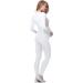 Be Mammy Maternity Long Leggings - White, Size L | Stylish and Comfortable Pregnancy Pants - Buy Online on GoSupps.com