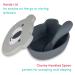 TUM TUM Baby Plate with Suction Cup & Lid - Kev Koala Grey | 6+ Months Baby Tableware Set - Perfect for International Shipping - Buy Online on GoSupps.com
