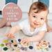 Organic Wooden and Silicone Baby Teething Toy Rings for Natural Pain Relief (Khaki) - Buy Online on GoSupps.com
