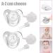 Romida Night Schnuller - BPA-Free Silicone Baby Pacifier for Tooth Alignment | Newborn Dummy with Chain Clip - Buy Online on GoSupps.com