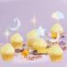 Cyodoos 24 Pack Laser Glitter Moon and Star Cupcake Toppers Sweet Baby Gender Reveal Cupcake Picks Baby Shower Kids Girls Birthday Party Kids Birthday Wedding Party Cake Decorations Supplies Laser1 - Buy Online on GoSupps.com