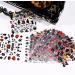 24 Sheets Halloween Nail Art Sticker Set - Self-Adhesive Skull Pumpkin and Bat Nail Art Decals for Manicure Design and Decoration - Buy Online on GoSupps.com