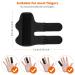 Moicainy 4-Piece Medical Finger Rails Set - Bandages for Middle Small Index & Ring Fingers - Black Finger Support - Buy Online on GoSupps.com