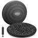 EVERYMILE Inflated Balance Board Wobble Cushion for Sensory Kids,Exercise Balls(Extra Thick),Core Exercise,Physical Therapy Training,Adjustable Board for All Age( School &Office & Home) Black