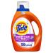 Tide Hygienic Clean Heavy 10x Duty Liquid Laundry Detergent HE Compatible Spring Meadow Scent 59 Loads 84 fl oz
