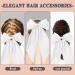 ZhongShuang Cream Colour Hair Bow Cream Colour White Big Hair Bows for Women Solid Color Bow Hair Clips with Long Ribbon French Barrette Clip Soft Satin Silky Hair Bows Cute Gifts for Women Girls - Buy Online on GoSupps.com