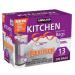 P2P Kitchen Trash Bags 13 Gallon Drawstring Gripping Trash Bag Expandable Thick Top Flexible Leak Proof Tear Resistant 200 Count