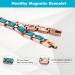 Yinox Magnetic Therapy Arthritis Copper Bracelet for Women - Stylish Relief for Wrist Pain with Turkish Turquoise (3500 Gauss) - Buy Online on GoSupps.com