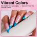 9 Colors Gel Liner Nail Art Polish Set - Thin Brush, UV LED Soak Off, Professional Paint Design Supplies for Salon & Home DIY (5 Neon + 4 Glow) - Buy Online on GoSupps.com