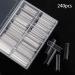 480PCS Extra Long C Curve Nail Tips & Glue - 2 Packs Natural & Clear Acrylic Nails Professional Set - 12 Sizes XXL Long Square False Nail Tips - Buy Online on GoSupps.com