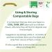 TAIL BLAZERS Compostable Dog Poo Bags 270 - Corn Starch Waste Bag Rolls | Thick Double Seal Leak Proof | FREE Dispenser | Easy Tear Dog Poop Bags - Buy Online on GoSupps.com