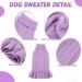 Shop Cute Dog & Cat Sweaters | Knitted Classic Pet Clothing for Small Dogs & Cats | XS Purple Dog Sweater Dress - Buy Online on GoSupps.com