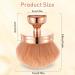 Telooco Extra Large Setting Powder Brush Rose Gold Kabuki Brush Soft Mushroom-Shaped Bronzer Brush Blush Brush for Face Body Foundation Lotion Loose Powder Applicator - Buy Online on GoSupps.com
