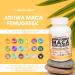 5000mg Ashwagandha, 2000mg Maca Root, 3000mg Fenugreek Supplement - Stress & Mood Support with Tongkat Ali & Ginseng - 60 Capsules - Buy Online on GoSupps.com