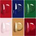 Christmas Dip Powder Set - Red Green Golden Glitter - No Lamp Cure - Fine Dipping Powder - Even & Smooth Finish - 6pcs-10g/box - Buy Online on GoSupps.com