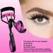 IMMER LIEBEN Eyelash Curler with Comb + 5 Refills | Curl & Lift Lashes in 10 Seconds | Black & Purple Metal - Buy Online on GoSupps.com
