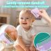 3-Piece Baby Brush Set | Silicone Hair Brush & Oval/Flower Shampoo Brushes for Newborns | International Shipping - Buy Online on GoSupps.com