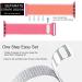 Bifeiyo Nylon Loop Apple Watch Band 38/40/41mm - Compatible with iWatch Series 1-8 SE, Sport Strap for Men and Women (Pomegranate) - Buy Online on GoSupps.com