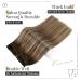 Vivien Real Hair Extensions - Dark Brown to Caramel Ombre - 100g 40cm Tresses #4/27/4 - International Shipping Available - Buy Online on GoSupps.com