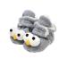 EDOTON Unisex Newborn Winter Boots Warm Stripe Bootie Non-Slip Sole Soft Stay On Ajustable Bootie Sock 6-12 Months C Light Gray