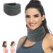 Mineup Cervicorrect Neck Brace Neck Support Brace for Pressure Relief Soft Neck Brace Cervical Collar for Stabilizes Vertebrae Sleeping Relieves Pain and Pressure for Women & Men (Grey)