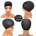 Stretchable Mesh Dome Wig Cap with 1 Elastic Band and 4 Combs - Medium Black 13x4 Lace Front Wig - Buy Online on GoSupps.com