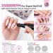 SAVILAND Portable Nail Drill 35000RPM: Professional E-File Rechargeable Electric Filer Acrylic Removal Endurance Diamond Shiny Drill Dremel Ceramic Bits Expert Salon Use Manicure Pedicure Pink Leopard Print - Buy Online on GoSupps.com