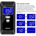LAMJAD Professional Breathalyzer with LCD Screen, Semiconductor Sensors, 10 Mouthpieces - Police-Grade Alcohol Tester for Personal & Professional Use - Buy Online on GoSupps.com