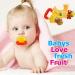 JUYOO Baby Fruit Feeder Set - 3 Food Pacifiers with Clips for Babies & Toddlers - Buy Online on GoSupps.com