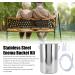 Fdit Stainless Steel Enema Bucket Kit - Eco-Friendly Detox Equipment for Comfortable Use - International Shipping Available - Buy Online on GoSupps.com