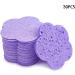 Makeup Remover Sponges - Gentle Cleansing Sponges for Girls Face Cleanser Pads With Flower Shape for Business Trip Dating - Buy Online on GoSupps.com