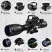 MidTen 4-16x50 Tactical Rifle Scope with Dual Illuminated Optics, Rangefinder, Reflex Sight, Holographic Reticle, and Laser Sight - Buy Online on GoSupps.com