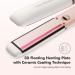 EasyinBeauty Ionic Infrared Hair Straightener Flat Iron - Professional 2-in-1 Ceramic Tourmaline Styling Tool with LED Display and Fast Heating - 5 Temp Settings - Buy Online on GoSupps.com