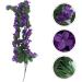 Zerodeko 3pcs Artificial Flowers Plant Home Decor Vines with Flowers Wedding Decoration Greenery Garland Silk Flowers Fake Flowers Wreath Hanging Flowers Decorate Purple Flower Arrangement - Buy Online on GoSupps.com