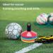 KEVENZ 50-Pack Soccer Disc Cones for Agility Training - Multi Color Field Markers for Soccer Football Kids - Thicker & More Flexible - Red Yellow Blue Green Orange - Buy Online on GoSupps.com