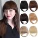 Bangs Hair Clip Straight Synthetic Blunt Bangs Clip in Bangs Hair Extensions Synthetic Neat Flat Bang with Temples Thick Front Face Fringe Bangs Hairpieces for Women Bangs Clip in Hair (Color : 1B 6inches 1B - Buy Online on GoSupps.com