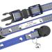 Personalized Reflective Cat Collar - Mogokoyo 2-Pack Bells Adjustable Safety Lock Custom Name & Phone - Black & Blue - Buy Online on GoSupps.com