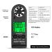 Buy Aoputtriver AP-816B Wind Speed Meter - Digital LCD Anemometer with Backlight for Windsurfing Fishing & More - International Shipping Available - Buy Online on GoSupps.com