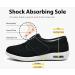 ERLESEN Diabetic Shoes for Men & Women - Extra Wide Velcro Shoes for Edema & Swollen Feet - Adjustable Elderly Shoes for Foot Pain Relief - 9.5 X-Wide Black - Buy Online on GoSupps.com