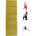 FitKit 1.5M Resistance Exercise Band - 4 Resistance Options for Pilates, Yoga, Rehab - Yellow - Buy Online on GoSupps.com