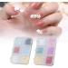 2 Boxes Nail Flowers 3D Nail Rhinestone Flower Flower Nail Charms Resin with 12 Grids DIY Nail Art Decoration Rhinestones Decals for Nail Art Beauty - Buy Online on GoSupps.com