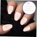 SKISUNO 1 Set Nail Patch Fake Nail Tips Nail Salon Supplies Nails Decoration Fake Nails with Glue Full Cover Nails Nail Art Stickers Nail Decoration Nail Stickers Manicure Plastic X4 Pink - Buy Online on GoSupps.com