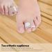 6Pcs Hammer Toe Straightener - Reusable Toe Corrector for Foot Pain Relief in Men and Women - Effective Solution for Hammer, Crooked, Broken, Curled, and Overlapping Toes - Buy Online on GoSupps.com