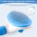 Self-Cleaning Slicker Brush for Dogs & Cats - Grooming Tool for Shedding Tangles - Deshedding Cat Brush - Short & Long Haired Cats - Buy Online on GoSupps.com