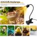 2-Piece Turtle Heat Lamp for Reptiles - UV Heat Spot Lamp with Clip & 240cm Cable - E27 Reptile Heating Lamp for Aquariums Snakes & Chameleons (No Bulb) - Ideal for Turtle Terrariums - Buy Online on GoSupps.com