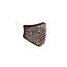 Bodico Cute Cheetah Print Cotton Fabric Reusable Face Mask for Adults Brown 1 count