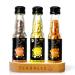 Teaballs Tea Set Citrus with 3 Set Lemon Orange Peach + Free Wood Authority Instant results in 90-225 cups of hot fruit tea or cold iced tea without sugar instant powder