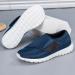 Edema Shoes for Swollen Feet - Comfortable Orthopedic Diabetic Walking Shoes for Men | Adjustable Closure & Breathable | Size 10 Blue - Buy Online on GoSupps.com