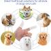 Molain 6-Piece Dog Toothbrush Set - 360 Nylon Finger Brush for Dogs & Cats | Full Surround Bristle for Easy Tongue & Teeth Cleaning (White) - Buy Online on GoSupps.com